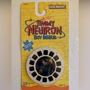 MAKE OFFER Jimmy Neutron Boy Genius VIEW-MASTER 3 Pack SEALED VINTAGE 2001